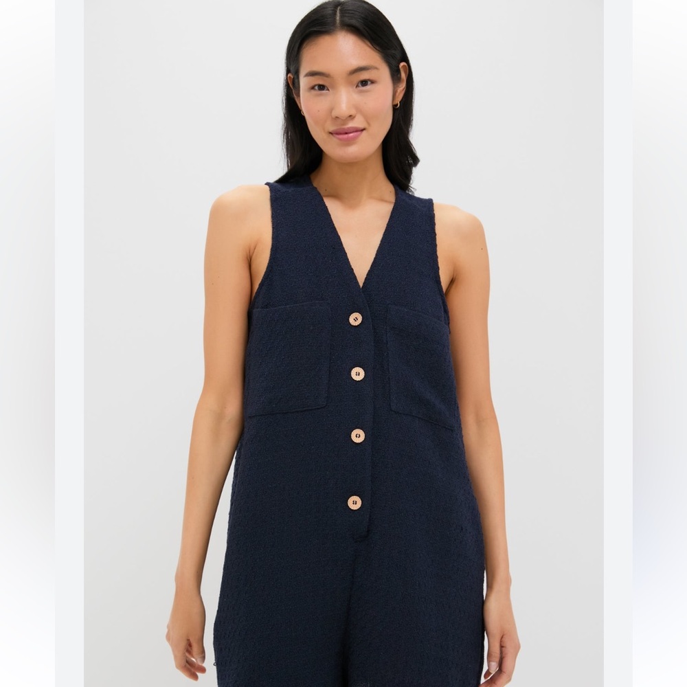 Pomander Place Navy Romper
